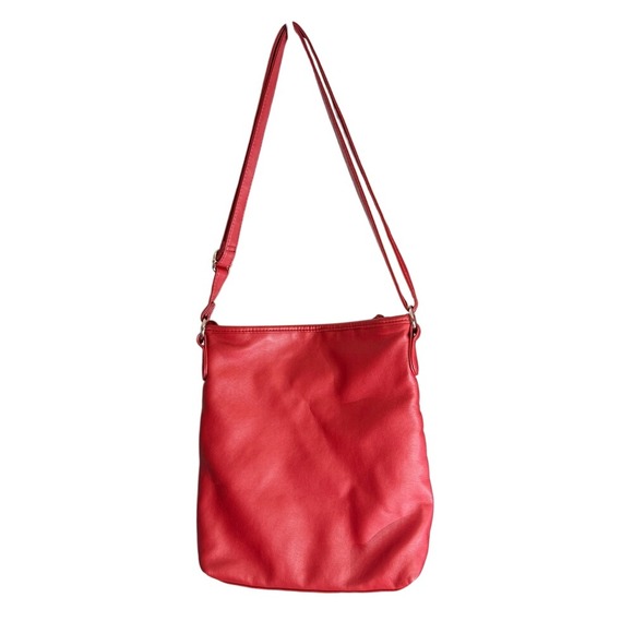 Bueno Crossbody Red Shoulder‎ Bag Purse Multi Zip - Picture 15 of 15